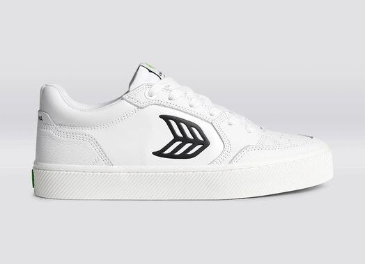 Cariuma Skateschuh&#x20;Valleley&#x20;white&#x20;leather&#x20;black&#x20;Logo