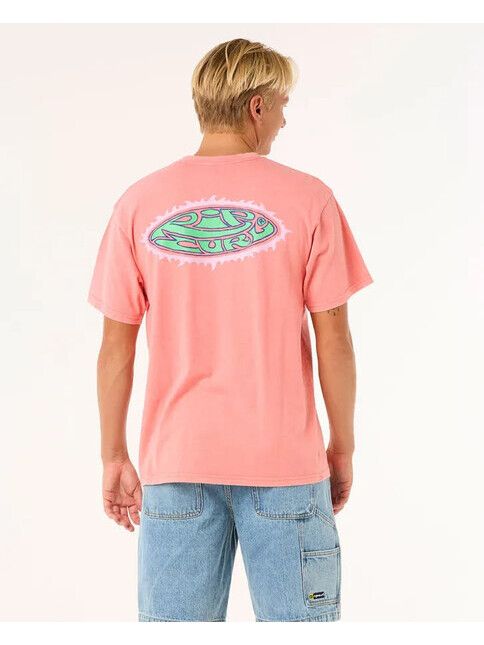 Rip Curl T-Shirt Raw Energy Sloth watermelon