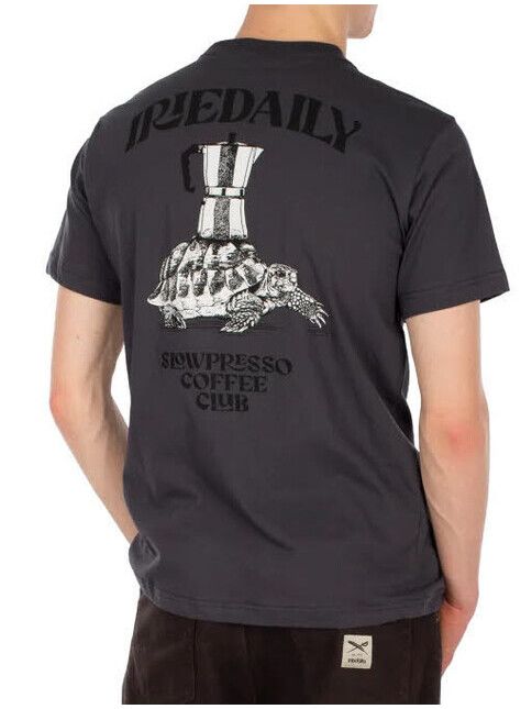 iriedaily T-Shirt Slowpresso Tee coal