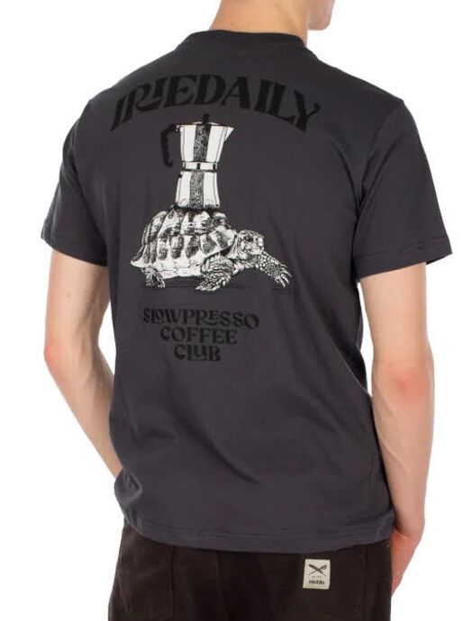 iriedaily T-Shirt&#x20;Slowpresso&#x20;Tee&#x20;coal