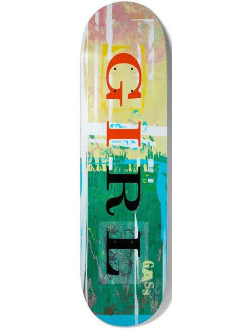 Girl Skateboard Gass Letterpress 8,5"x32"