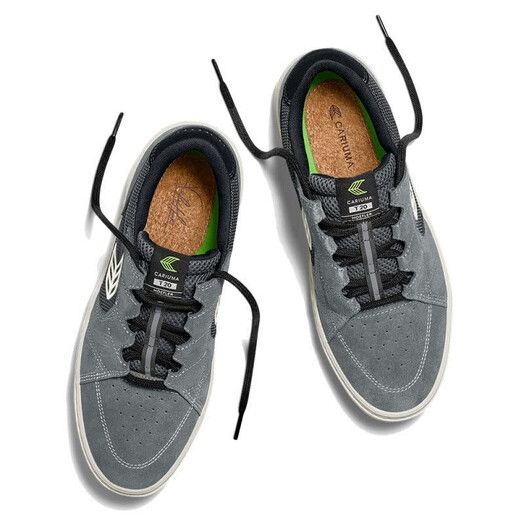 Cariuma Skateschuh&#x20;T20&#x20;Pro&#x20;charcoal&#x20;grey&#x20;suede&#x20;and&#x20;mesh&#x20;ivo