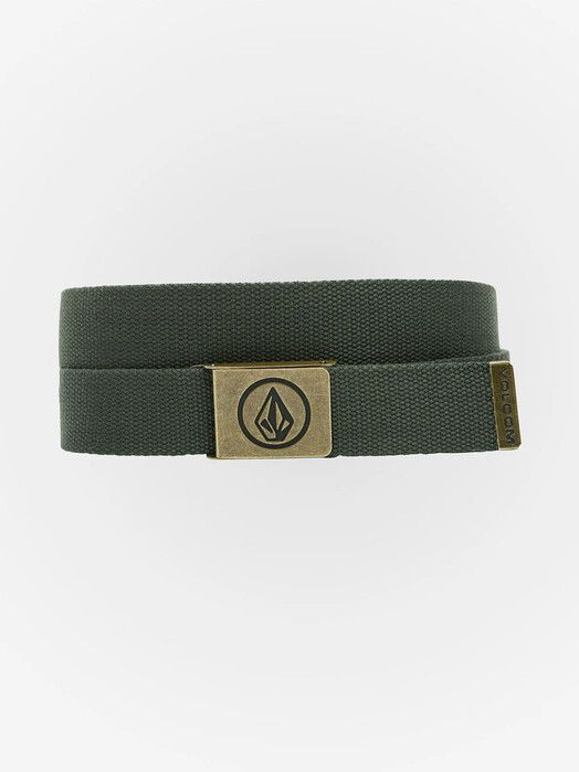 Volcom G&#x00FC;rtel&#x20;Circle&#x20;Web&#x20;Belt&#x20;dark&#x20;forest