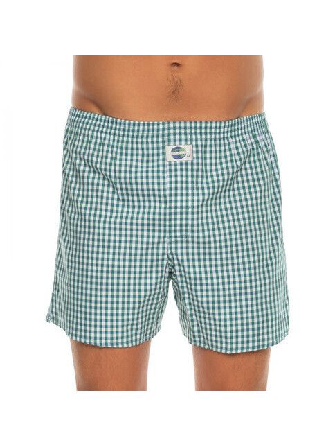 Deal Boxershort Check Grün, Weiß, Kariert