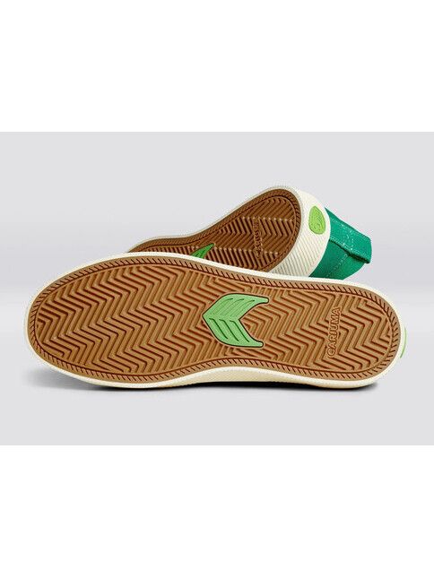 Cariuma Skateschuh Catiba pro green contrast ivory