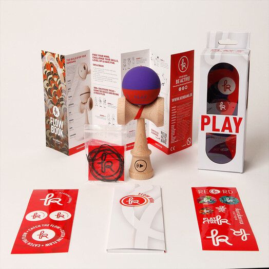 Kendama Geschicklichkeitsspiel&#x20;Play&#x20;X&#x20;Grip&#x20;juicy&#x20;jungle